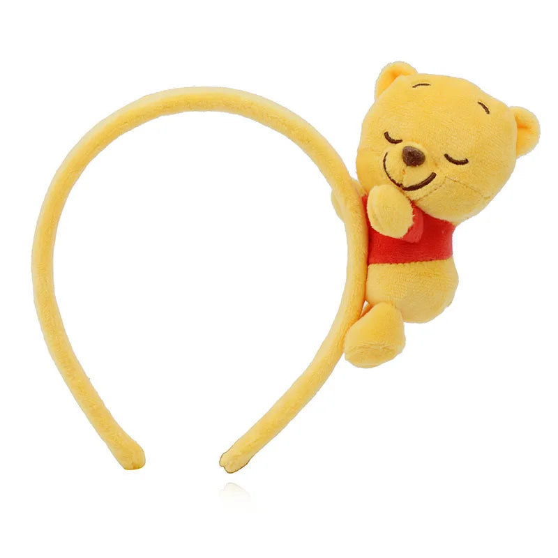 Cartoon Rabbit Cat Ear Cute Plush Headband OMG Bow Wash Face Hairband Lady Soft Custom Women Fur Elastic Make up Headbands