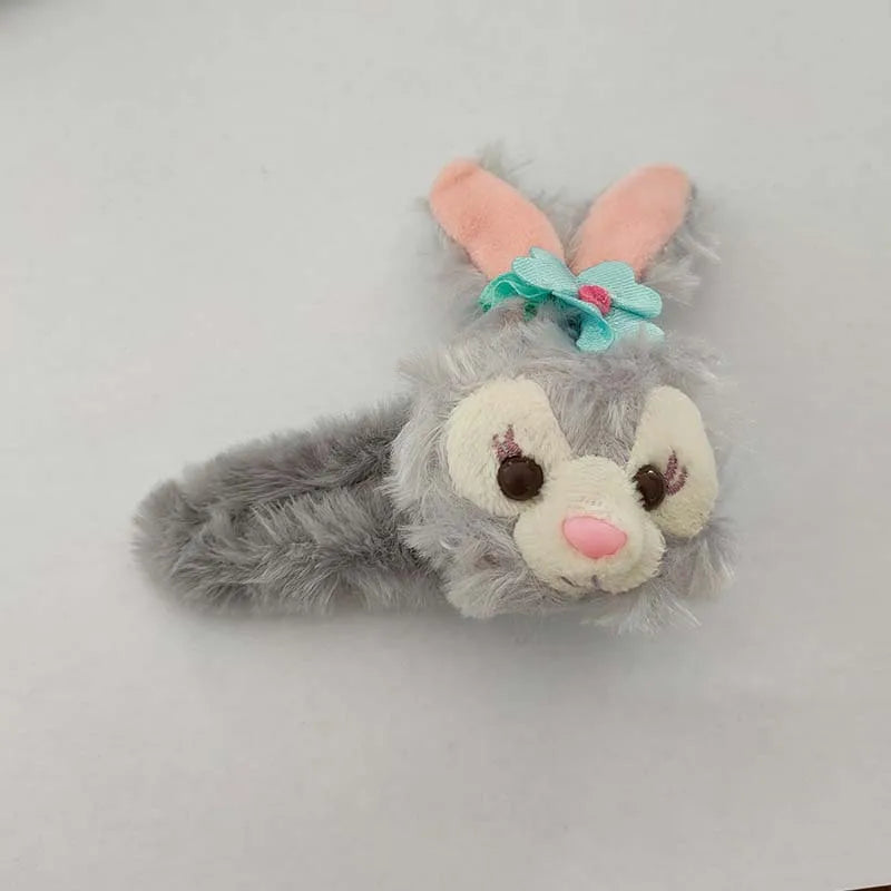 Cartoon Rabbit Cat Ear Cute Plush Headband OMG Bow Wash Face Hairband Lady Soft Custom Women Fur Elastic Make up Headbands