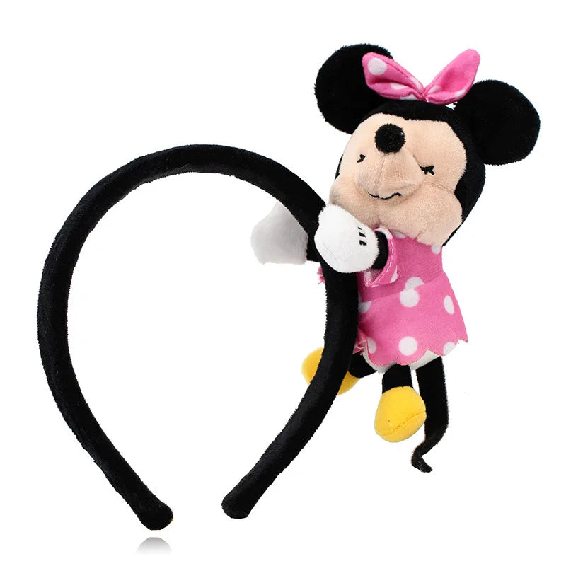 Cartoon Rabbit Cat Ear Cute Plush Headband OMG Bow Wash Face Hairband Lady Soft Custom Women Fur Elastic Make up Headbands