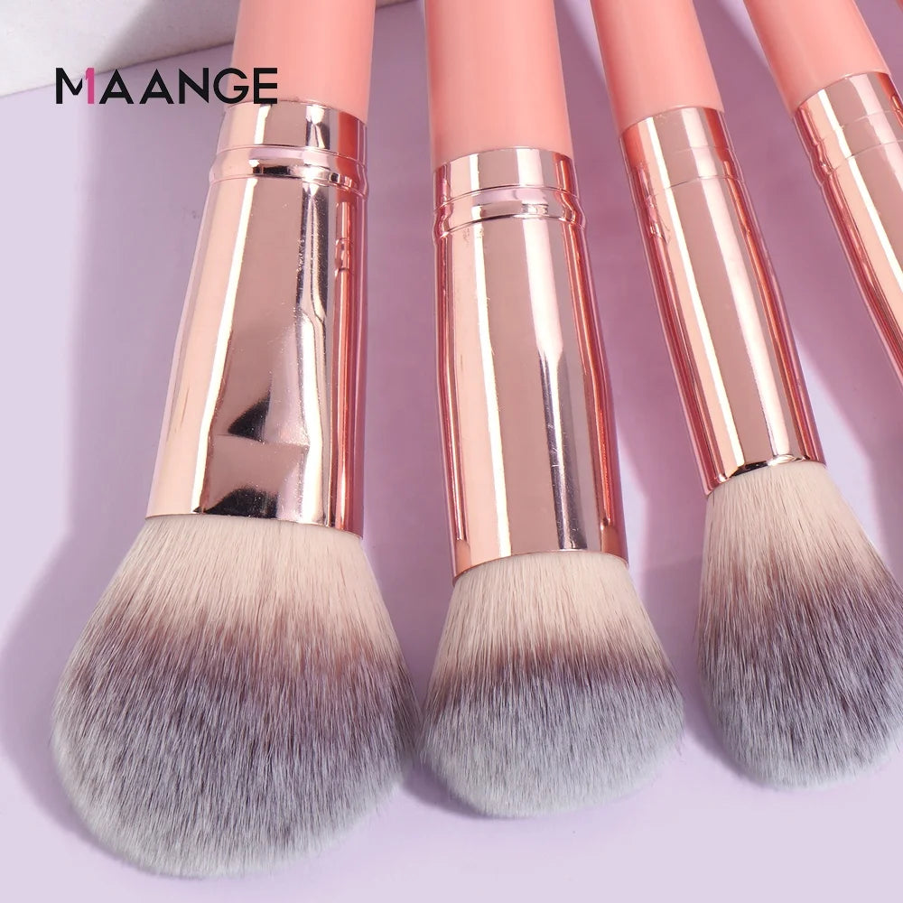 MAANGE Wholesale 6 Pcs Multi-function Make up Brushes Large Brush Head Powder Makeup Brush Set