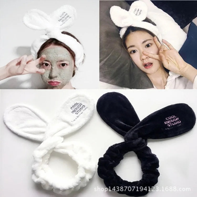 Custom Women's SPA Makeup Hair Bands Wrap Facial Yoga Headbands for Face Washing Shower
